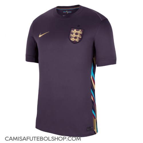 Camisa de time de futebol Inglaterra Replicas 2º Equipamento Europeu 2024 Manga Curta